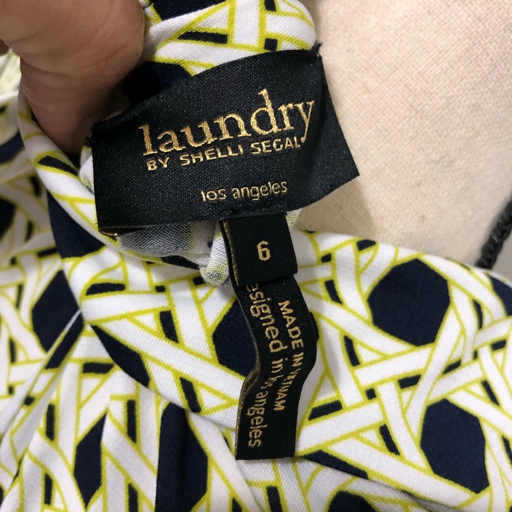 🩷Sale🩷Laundy by Shelli Segal graphic knee-length dress - EUC - Size 6 - Picture 7 of 8